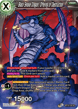 Black Smoke Dragon, Offering of Destruction (Uncommon) (BT13-124) [Supreme Rivalry] 