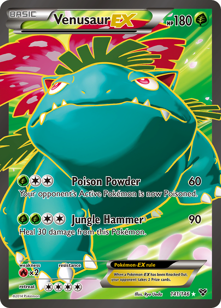 Venusaur EX (141/146) [XY: Base Set] 