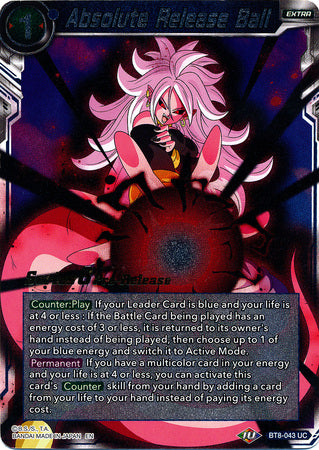 Absolute Release Ball (BT8-043_PR) [Malicious Machinations Prerelease Promos] 