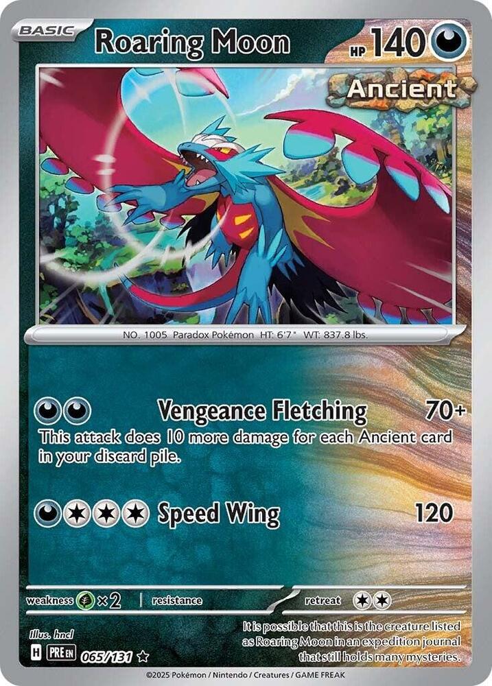 Roaring Moon (065/131) [Scarlet &amp; Violet: Prismatic Evolutions] 