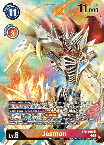 Jesmon [BT6-016] (Alternate Art) [Double Diamond] 