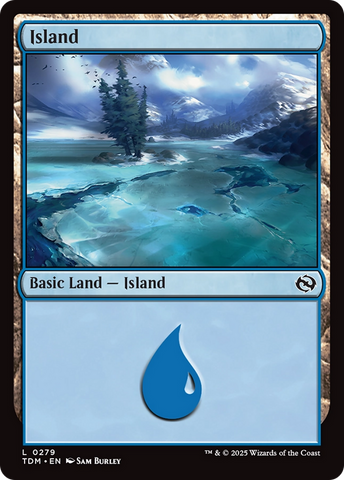Island (0279) [Tarkir: Dragonstorm] 