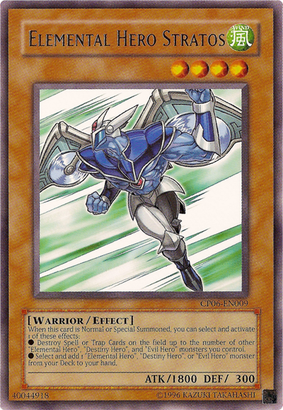 Elemental Hero Stratos [CP06-EN009] Rare 