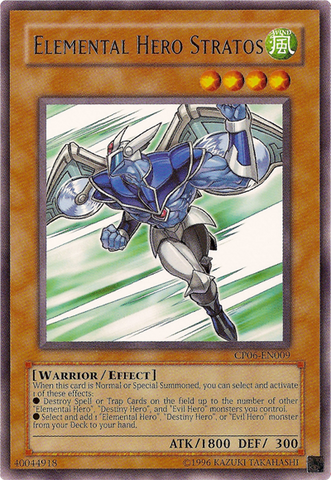 Elemental Hero Stratos [CP06-EN009] Rare 