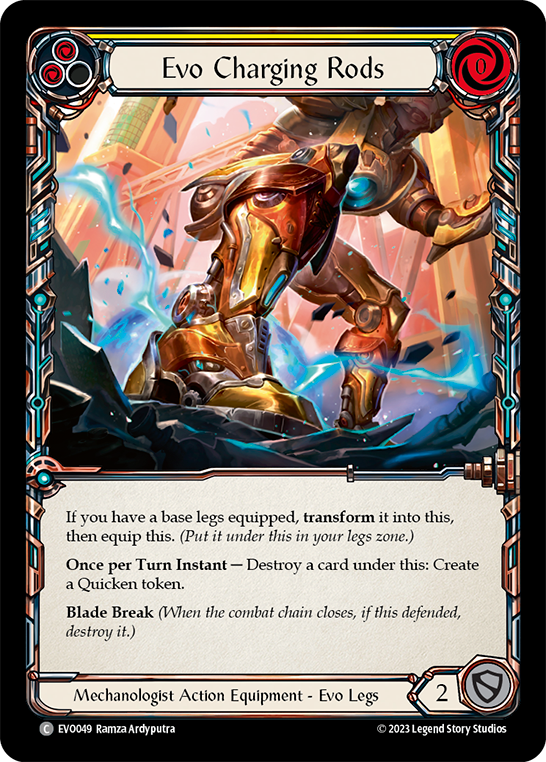 Evo Charging Rods [EVO049] (Bright Lights) Cold Foil 