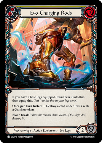 Evo Charging Rods [EVO049] (Bright Lights) Cold Foil 