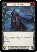 Sic 'Em Shot (Red) [U-ARC072] (Arcane Rising Unlimited) Unlimited Rainbow Foil 