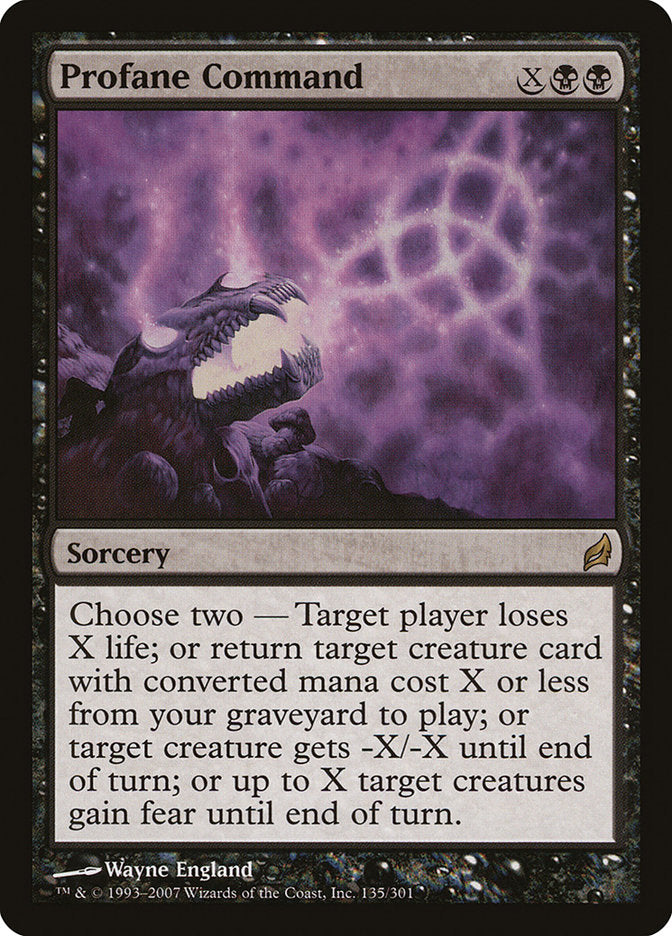 Profane Command [Lorwyn] 