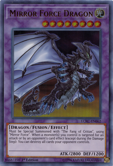 Mirror Force Dragon [LCKC-EN062] Ultra Rare 