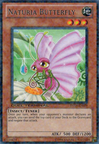 Naturia Butterfly [DT04-EN029] Rare 