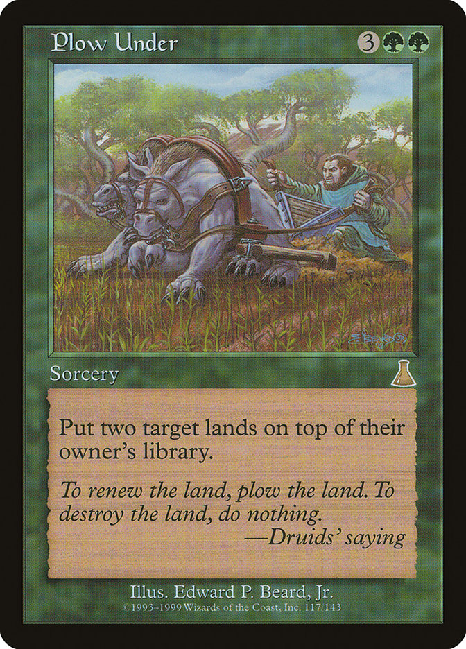 Plow Under [Urza's Destiny] 