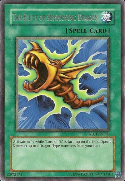 The Flute of Summoning Dragon [RP01-EN087] Rare 