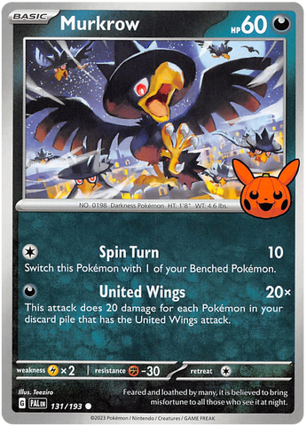 Murkrow (131/193) [Trick or Trade 2023] 