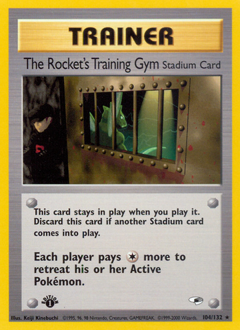 The Rocket's Training Gym (104/132) [Gym Heroes 1st Edition] 