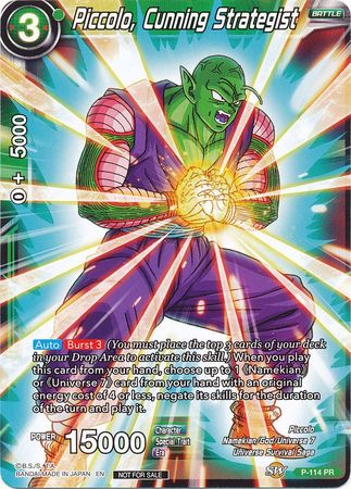Piccolo, Cunning Strategist (Power Booster) (P-114) [Promotion Cards] 