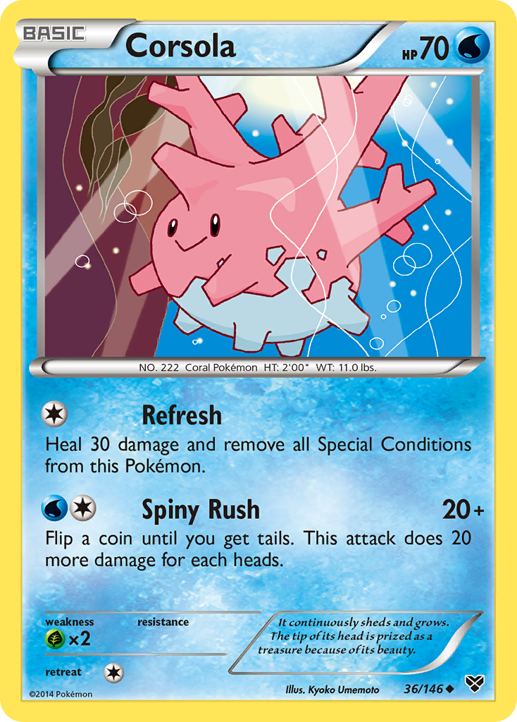 Corsola (36/146) [XY: Base Set] 