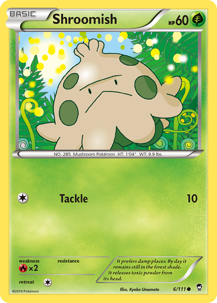 Shroomish (6/111) [XY: Furious Fists] 