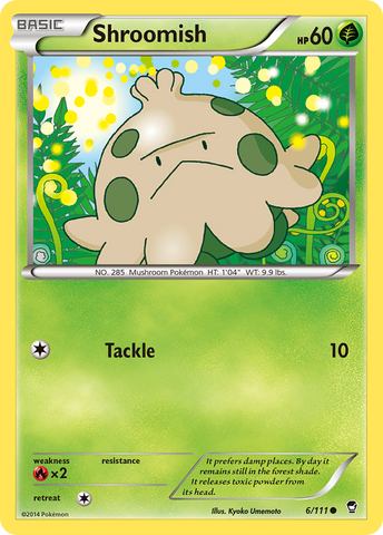 Shroomish (6/111) [XY: Furious Fists] 
