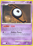 Unown Z (72/132) [Diamond &amp; Pearl: Secret Wonders] 