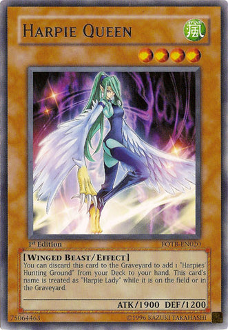Harpie Queen [FOTB-EN020] Rare 