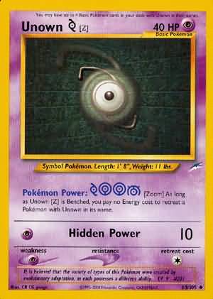 Unown [Z] (60/105) [Neo Destiny Unlimited] 