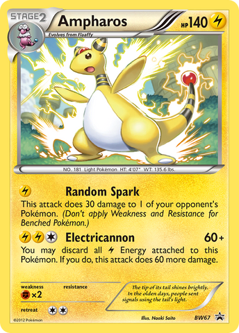 Ampharos (BW67) [Black &amp; White: Black Star Promos] 
