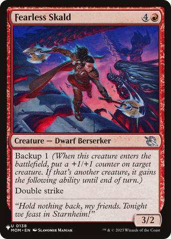 Fearless Skald [The List Reprints] 