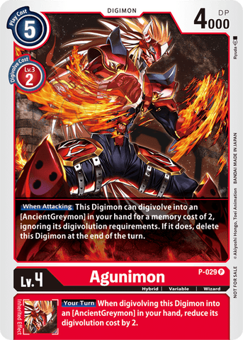 Agunimon [P-029] [Promotional Cards] 