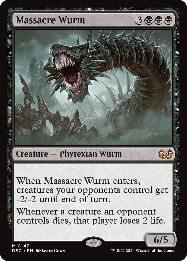 Wurm Massacre [Duskmorn: House of Horror Commander] 
