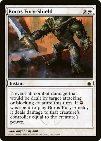Boros Fury-Shield [Ravnica: City of Guilds] 