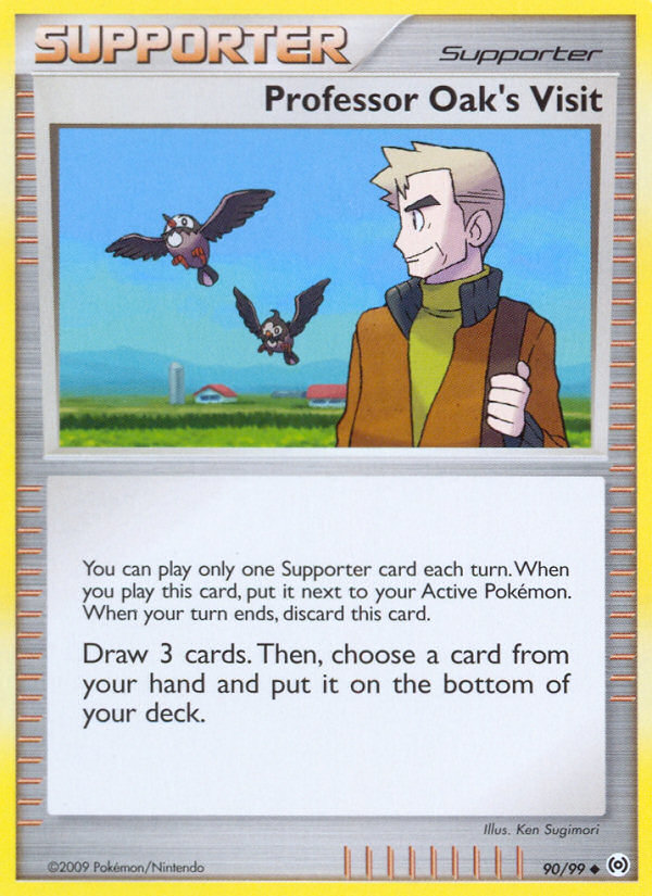 Professor Oak's Visit (90/99) [Platinum: Arceus] 
