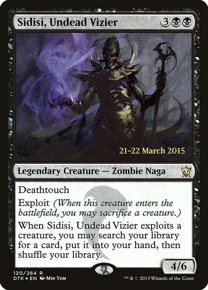 Sidisi, Undead Vizier [Dragons of Tarkir Prerelease Promos] 