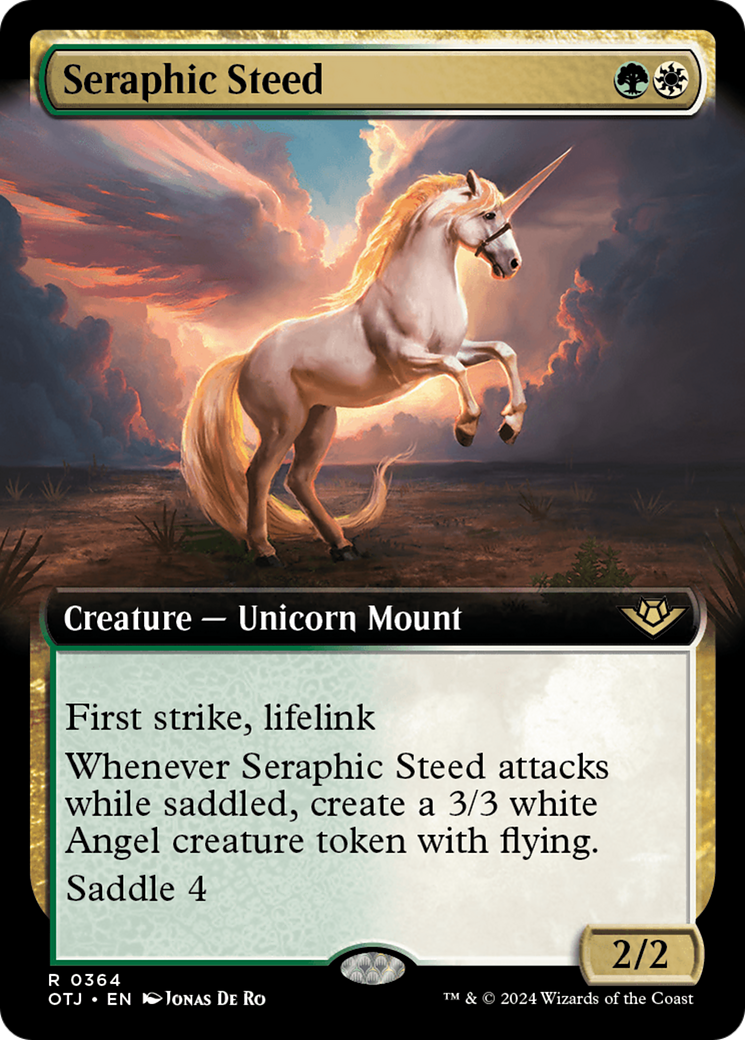Seraphic Steed (Extended Art) [Outlaws of Thunder Junction] 
