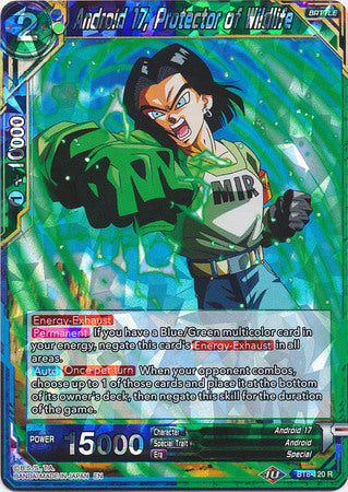 Android 17, Protector of Wildlife (BT8-120) [Malicious Machinations] 