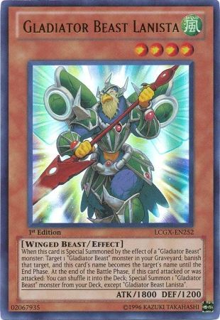 Gladiator Beast Lanista [LCGX-EN252] Ultra Rare 
