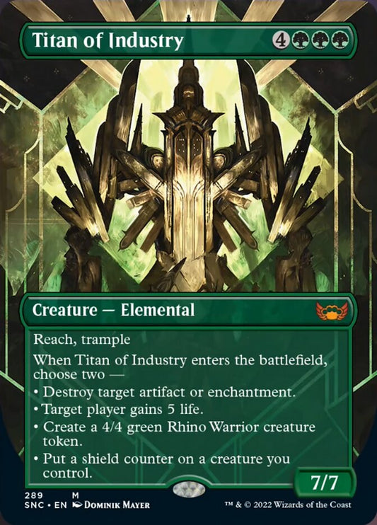 Titan of Industry (Borderless Alternate Art) [Streets of New Capenna]