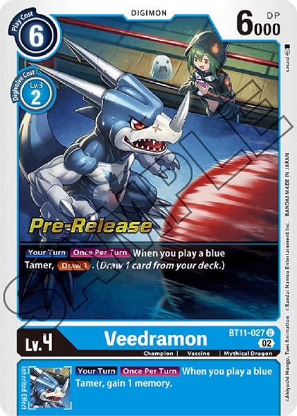 Veedramon [BT11-027] [Dimensional Phase Pre-Release Promos] 