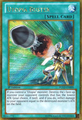 Utopia Buster [PGLD-EN009] Gold Secret Rare 
