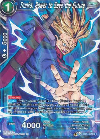 Trunks, Power to Save the Future (EX14-02) [Battle Advanced] 