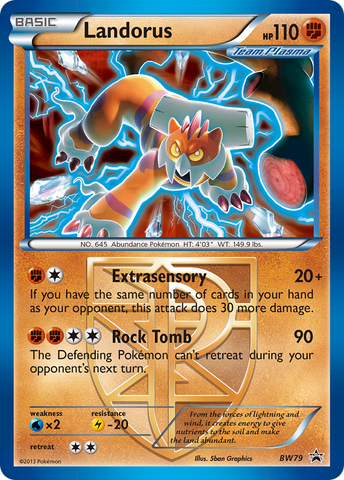 Landorus (BW79) (Team Plasma) [Black &amp; White: Black Star Promos] 