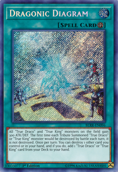 Dragonic Diagram [BLRR-EN096] Secret Rare 