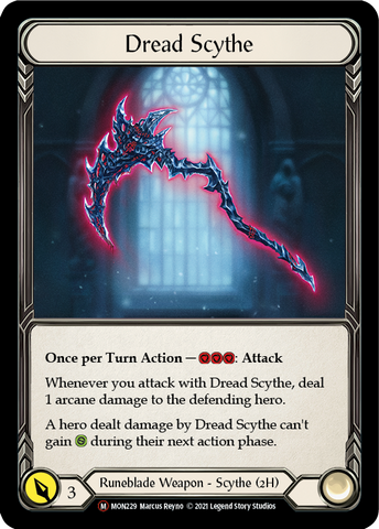 Dread Scythe [U-MON229-RF] (Monarch Unlimited) Unlimited Rainbow Foil 