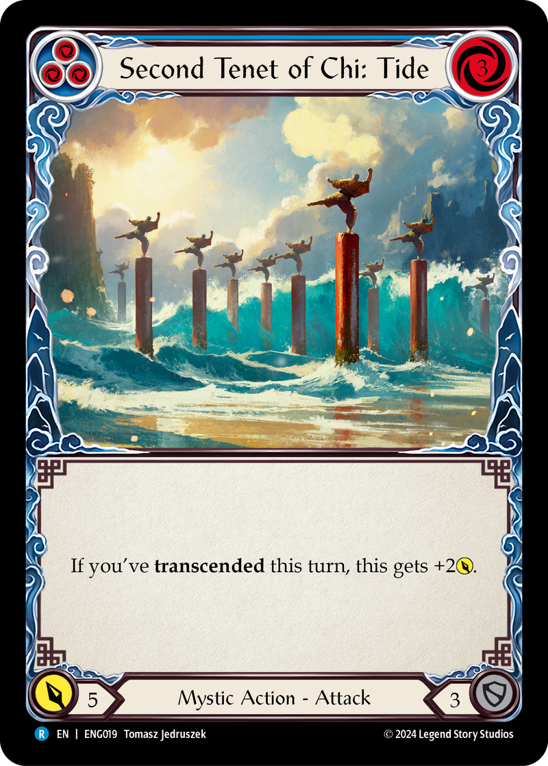 Second Tenet of Chi: Tide [ENG019] (Part of the Mistveil Enigma Blitz Deck) 