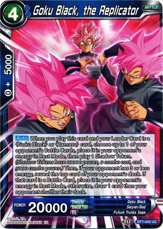 Goku Black, the Replicator (BT7-042) [Assault of the Saiyans] 