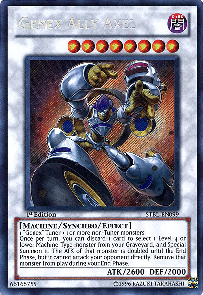 Genex Ally Axel [STBL-EN099] Secret Rare 