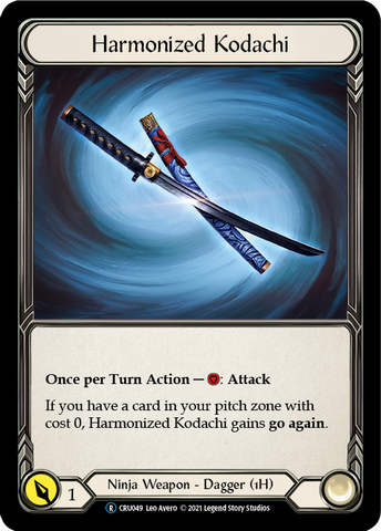 Harmonized Kodachi [U-CRU049] (Crucible of War Unlimited) Unlimited Normal 