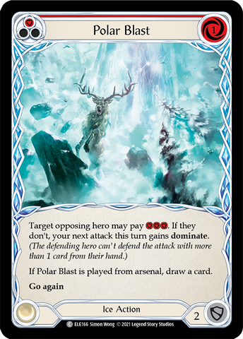 Polar Blast (Red) [ELE166] (Tales of Aria) 1st Edition Normal 