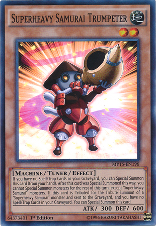 Superheavy Samurai Trumpeter [MP15-EN198] Super Rare 