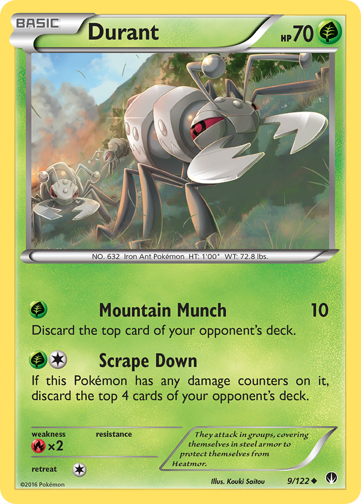Durant (9/122) [XY: BREAKpoint] 