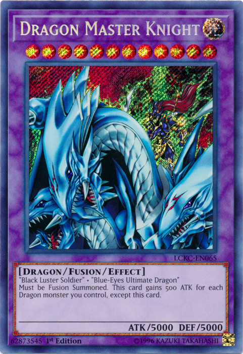 Dragon Master Knight [LCKC-EN065] Secret Rare 
